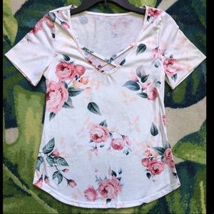 Beautiful floral tee-shirt